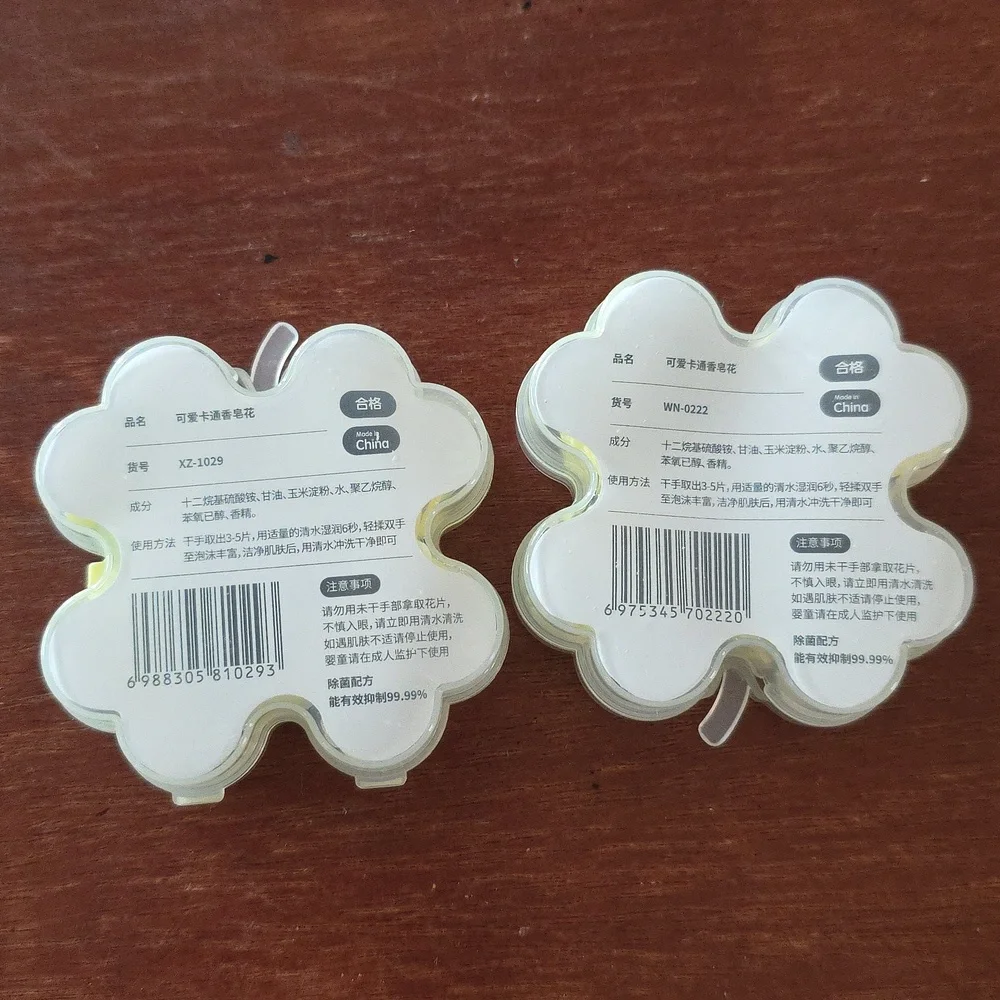 Pompompurin Disposable Travel Soluble Hand Soap Yellow Slices 2 Pack in Case